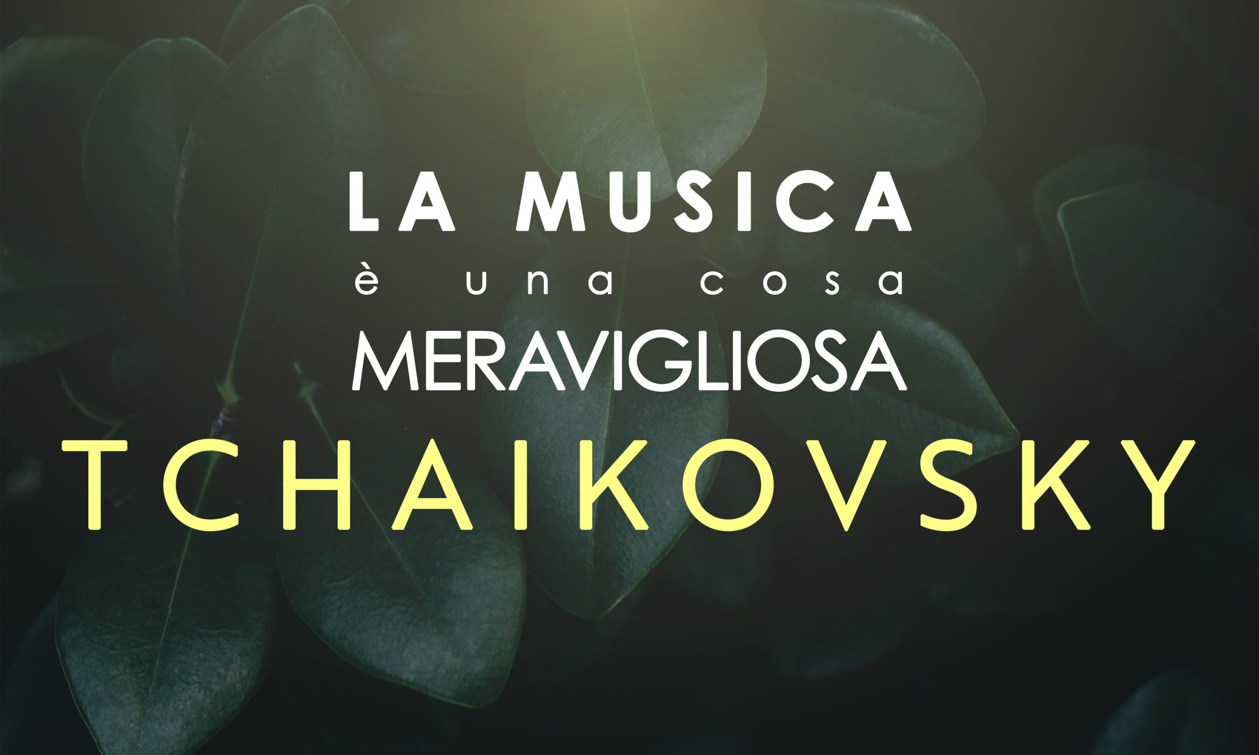 La Musica è una cosa Meravigliosa: Piotr Ilic Tchaikovsky